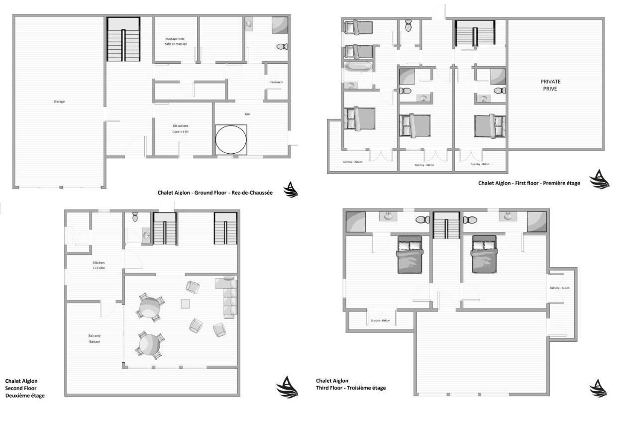 فندق لا روزييرفي  Chalet L'Aiglon المظهر الخارجي الصورة